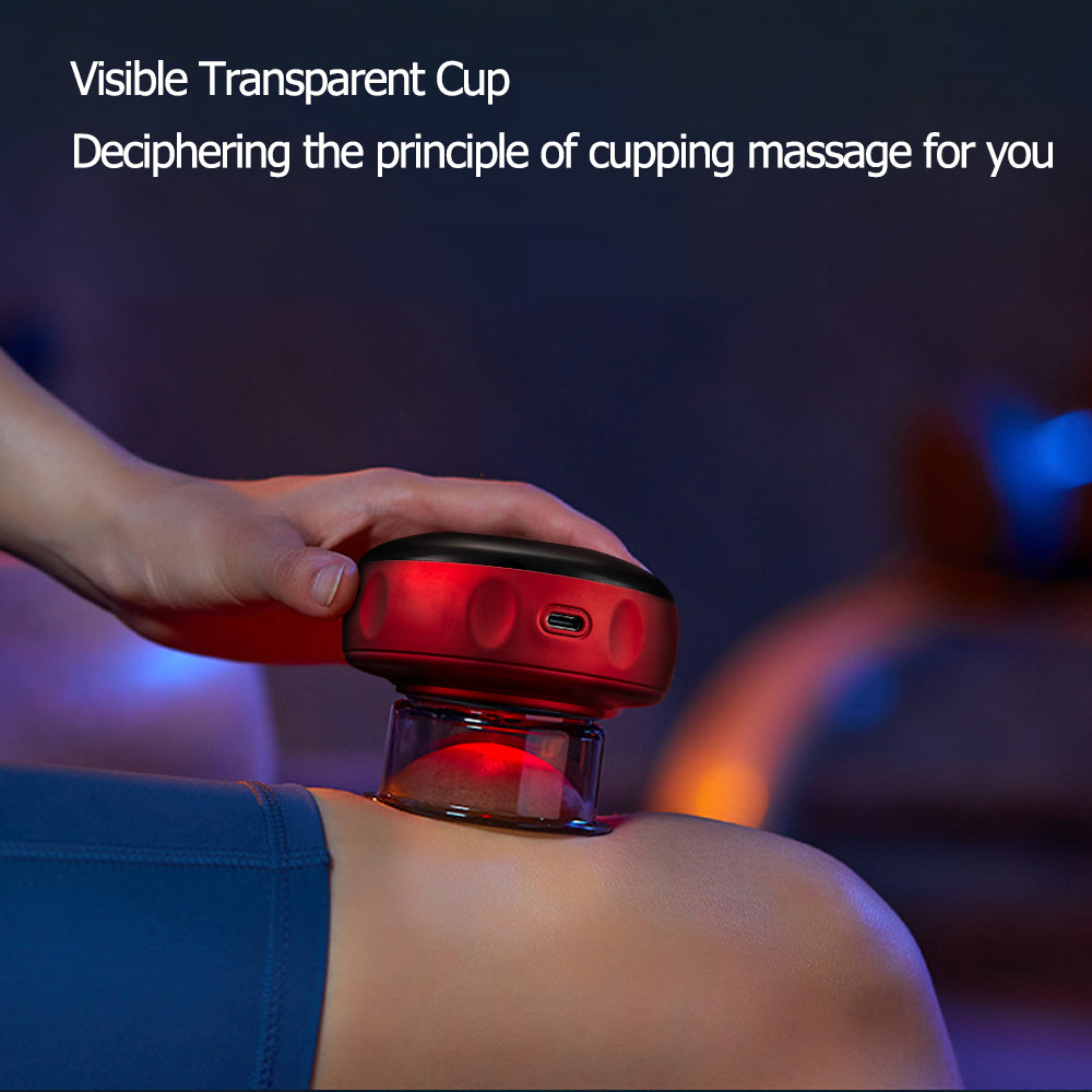 Anti-Cellulite Therapy Massager – 3-in-1 Cupping, Scraping & Red Light Therapy Device for Cellulite Reduction