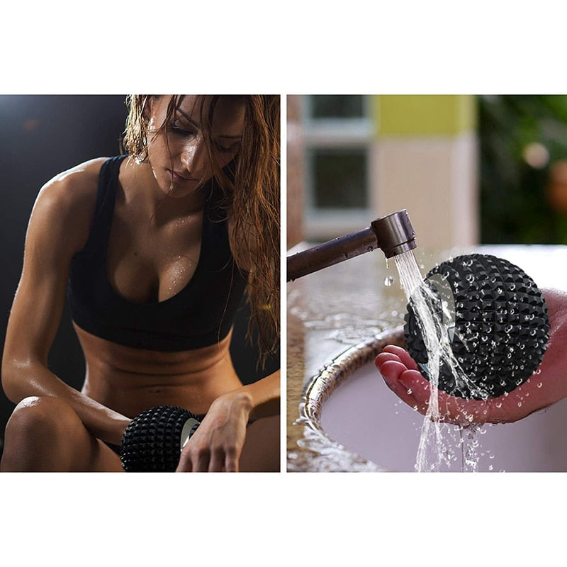Electric Massage Ball with 4-Speed Vibration, Deep Tissue Muscle Massager for Pain Relief & Recovery, Ideal for Myofascial Release, Trigger Points, and Physical Therapy