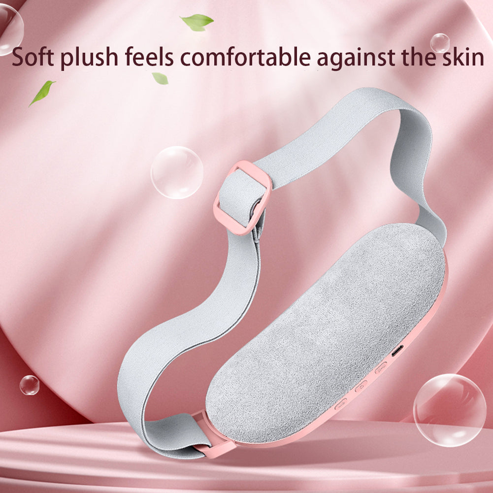 Abdominal Massage Belt – Wireless Slimming Belt with 4 Vibration Modes, Heating Function, and Adjustable Temperature Control for Weight Loss and Blood Flow Improvement