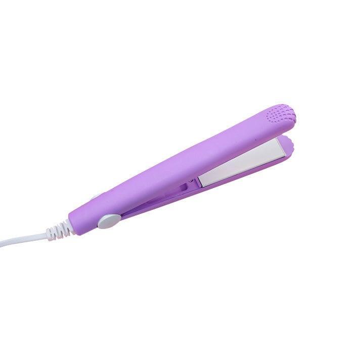 Mini Ceramic Hair Straightener – Portable Hair Curler and Styler, Compact Design with Protective Case, Suitable for All Hair Types