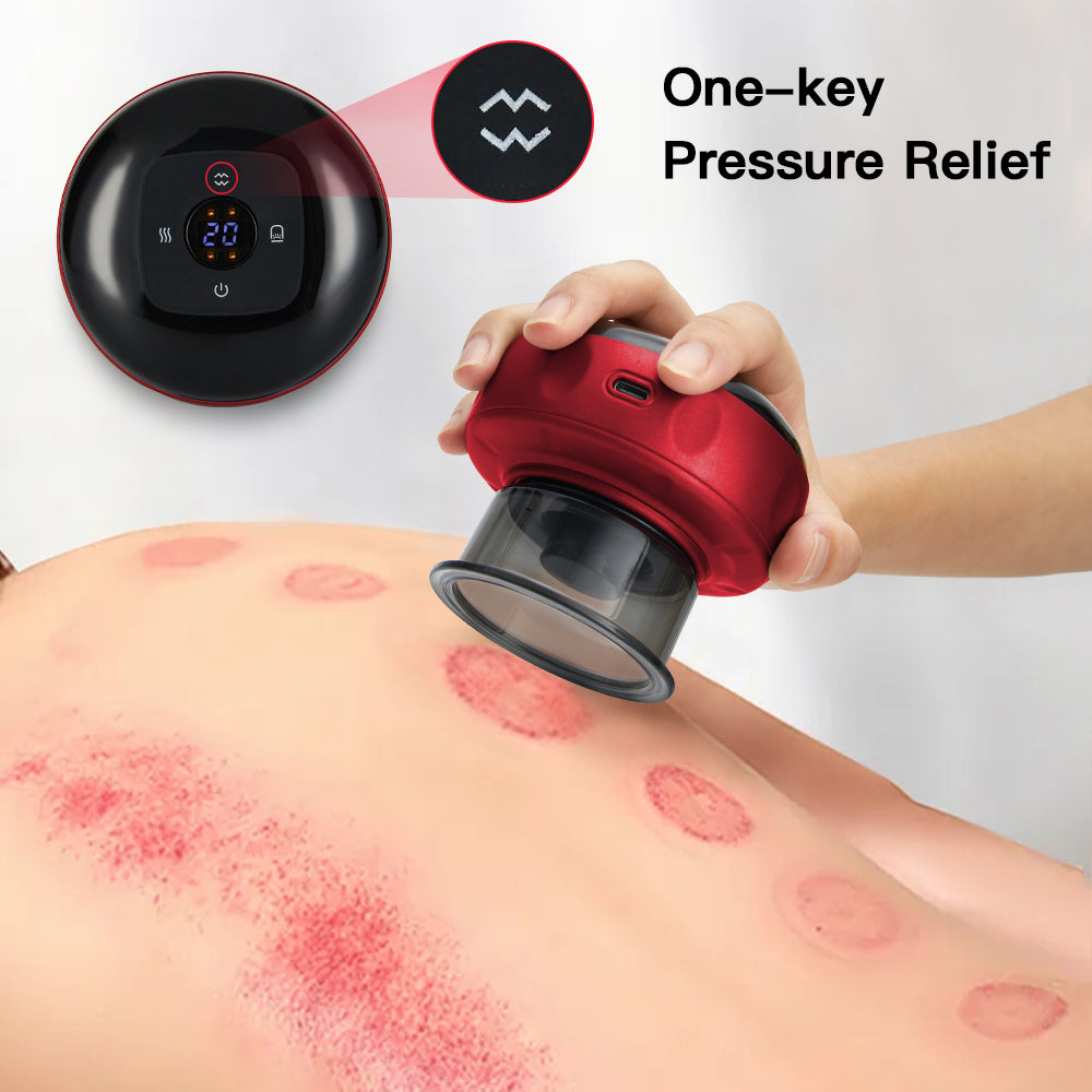 Anti-Cellulite Therapy Massager – 3-in-1 Cupping, Scraping & Red Light Therapy Device for Cellulite Reduction