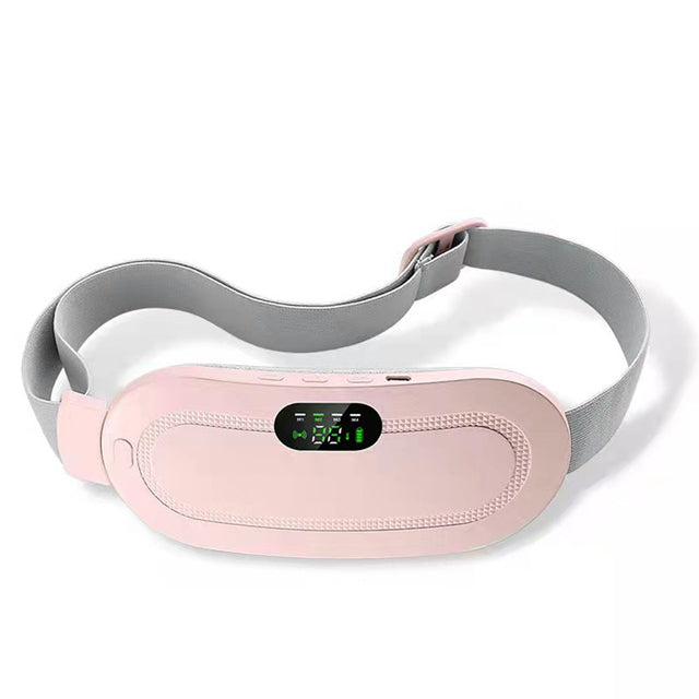 Abdominal Massage Belt – Wireless Slimming Belt with 4 Vibration Modes, Heating Function, and Adjustable Temperature Control for Weight Loss and Blood Flow Improvement