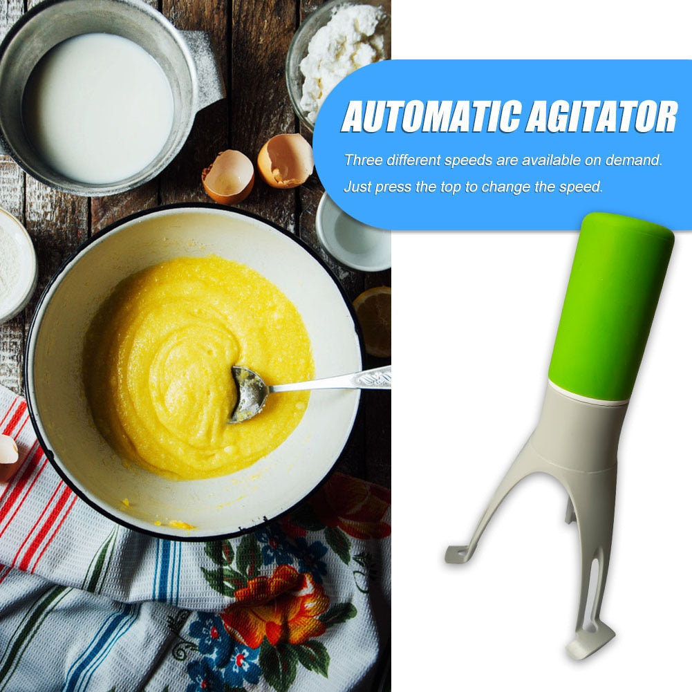 3-Speed Automatic Egg Beater, Electric Hand Mixer & Egg Scrambler, Stainless Steel Whisk with Adjustable Gear Control – Effortless Mixing for Cream and Batter