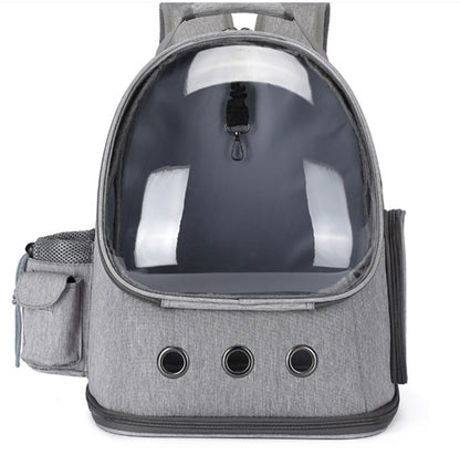 Expandable Cat Carrier Backpack Space Capsule – Bubble Window Pet Carrier for Cats and Small Puppies, Fits Up to 12 lbs