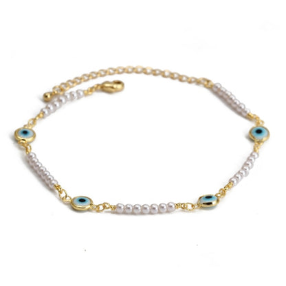 Elegant Charm Bracelet – High-Quality Copper with Pearls and Natural Stones, Perfect Accessory for Any Outfit, Ideal Gift for All Occasions