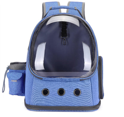 Expandable Cat Carrier Backpack Space Capsule – Bubble Window Pet Carrier for Cats and Small Puppies, Fits Up to 12 lbs