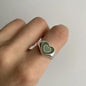Creative Love Heart Ring – Elegant Alloy Ring with Color Retention Electroplating, Available in Sizes 6/7/8, Packaged in a Bubble Bag