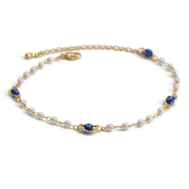 Elegant Charm Bracelet – High-Quality Copper with Pearls and Natural Stones, Perfect Accessory for Any Outfit, Ideal Gift for All Occasions