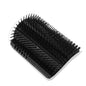 Cat Self-Groomer Corner Brush – Wall-Mounted Cat Massage Brush with Catnip Attraction, Easy to Install and Clean, Reduces Shedding and Hairballs