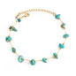 Elegant Charm Bracelet – High-Quality Copper with Pearls and Natural Stones, Perfect Accessory for Any Outfit, Ideal Gift for All Occasions