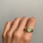Creative Love Heart Ring – Elegant Alloy Ring with Color Retention Electroplating, Available in Sizes 6/7/8, Packaged in a Bubble Bag