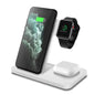 3-in-1 Wireless Fast Charger Dock Station – 15W Qi-Certified Charging Stand for iPhone, Apple Watch, and AirPods