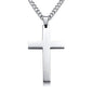 Elegant Christian Cross Necklace – Titanium and Stainless Steel Pendant, Stylish Gold and Black Choker for Men and Women, Perfect Gift for All Occasions