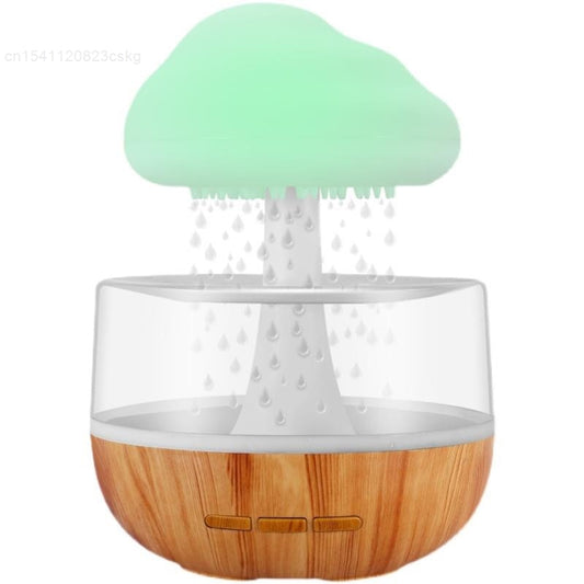 Desktop Rain Cloud Humidifier – Ultrasonic Cool Mist Air Humidifier with LED Light, Quiet Operation, and 7 Color Options for Home and Office Use