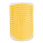Cat Self-Groomer Corner Brush – Wall-Mounted Cat Massage Brush with Catnip Attraction, Easy to Install and Clean, Reduces Shedding and Hairballs