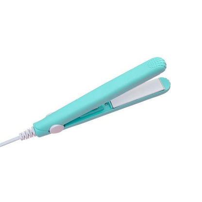Mini Ceramic Hair Straightener – Portable Hair Curler and Styler, Compact Design with Protective Case, Suitable for All Hair Types