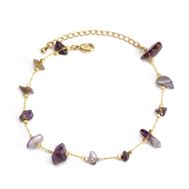 Elegant Charm Bracelet – High-Quality Copper with Pearls and Natural Stones, Perfect Accessory for Any Outfit, Ideal Gift for All Occasions