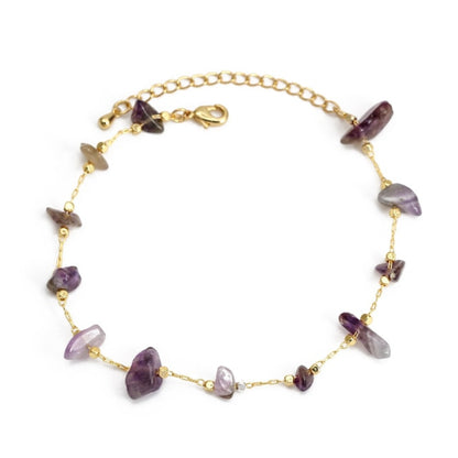Elegant Charm Bracelet – High-Quality Copper with Pearls and Natural Stones, Perfect Accessory for Any Outfit, Ideal Gift for All Occasions